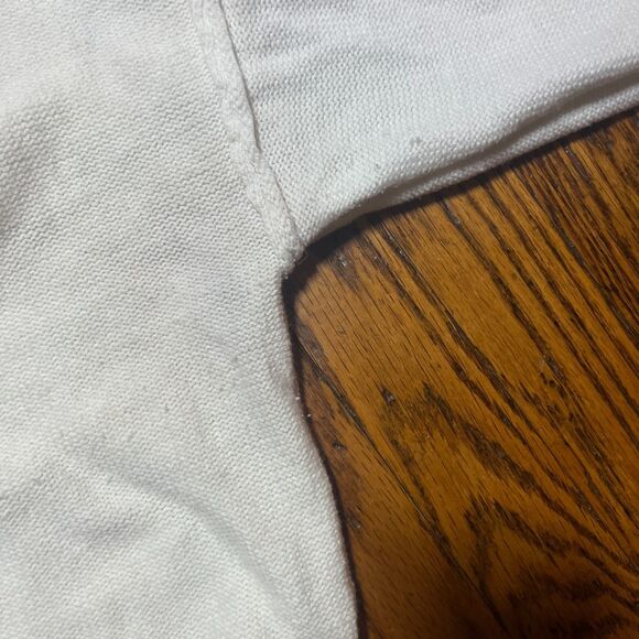 SO XS White Knitted Cropped Cardigan Sweater V-Neck Long Sleeve Women Y2K Cute - Picture 3 of 9